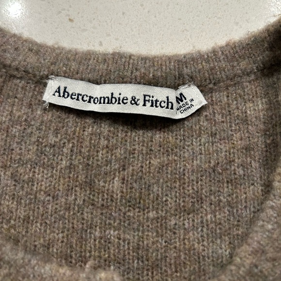 Abercrombie & Fitch Taupe Knit Sweater - Picture 2 of 5